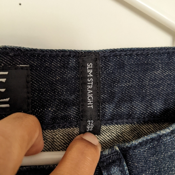 RUDE Denim Straight Leg Dark Wash - Picture 3 of 4